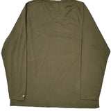 Carhartt Long Sleeve T-Shirt - 2XL Green Cotton