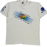Single Stitch 1989 Twin Cities Marathon Fruit Of The Loom Graphic T-Shirt - Large White Cotton