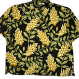 Tommy Bahama Floral Hawaiian Shirt - 2XL Black Silk