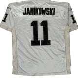 Janikowski Reebok Nfl Football Jersey - 4XL White Polyester