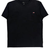 Dickies T-Shirt - Large Black Cotton