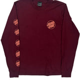 Santa Cruz Graphic Long Sleeve T-Shirt - XS Orange Cotton