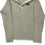 Patagonia Fleece - Small Beige Polyester