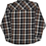 Dickies Checked Flannel Shirt - XL Black Cotton