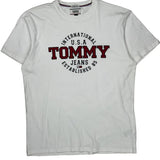 Tommy Jeans T-Shirt - Large White Cotton