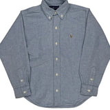 Age 6 Ralph Lauren Shirt - XS Blue Cotton