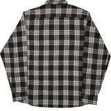 Wrangler Checked Flannel Shirt - XL White Cotton