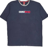 Red Label Hilfiger Denim Spellout T-Shirt - XL Navy Cotton