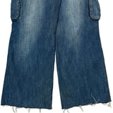 Rei Cargo Pants - 32W US 8 Blue Denim