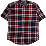 Tommy Hilfiger Checked Short Sleeve Shirt - Small Multicoloured Cotton