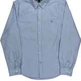 Tommy Hilfiger Shirt - Large Blue Cotton