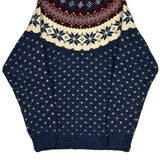 Northern Reflections Christmas Sweater - Small Burgundy Cotton Blend