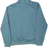 Liquid Blue Graphic Hoodie - Large Blue Cotton