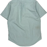 Ralph Lauren Striped Short Sleeve Shirt - Medium Blue Cotton