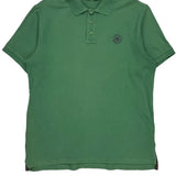 Harley Davidson Polo Shirt - Large Green Cotton