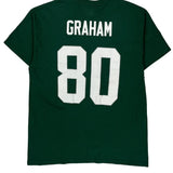 Green Bay Packers Majestic Nfl Football Shirt - Large Green Cotton