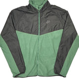 Nike Fleece Jacket - 2XL Black Polyester