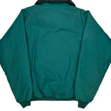 Pepsi Columbia Graphic Bomber Jacket - Large Green Polyester