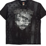 Myrtle Beach Harley Davidson Graphic T-Shirt - XL Black Cotton