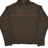 Woolrich Sweater - Large Brown Wool