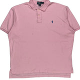 Polo By Ralph Lauren Polo Shirt - XL Pink Cotton