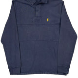 Ralph Lauren Rugby Shirt - Large Navy Cotton