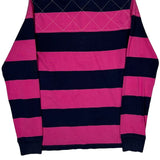 Ralph Lauren Sport Striped Rugby Shirt - Medium Pink Cotton