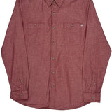 Timberland Shirt - Medium Red Cotton
