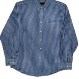Tommy Hilfiger Checked Shirt - XL Blue Cotton