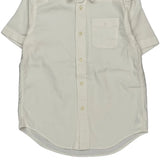 Age 7 Ralph Lauren Short Sleeve Shirt - Small White Cotton