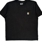 Carhartt T-Shirt - Large Black Cotton
