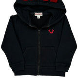 Age 3 True Religion Hoodie - 2XS Black Cotton