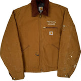 Made In USA Carhartt Detroit Jacket - Medium Brown Cotton