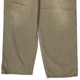 Wrangler Carpenter Trousers - 34W 27L Beige Cotton