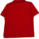 Tommy Hilfiger Polo Shirt - Large Red Cotton