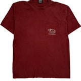 Harley Davidson Graphic T-Shirt - XL Burgundy Cotton