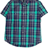 Tommy Hilfiger Checked Short Sleeve Shirt - XL Multicoloured Cotton