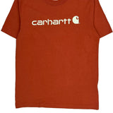 Carhartt T-Shirt - Medium Red Cotton