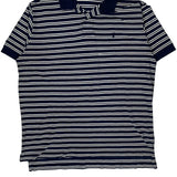 Polo By Ralph Lauren Striped Polo Shirt - XL Navy Cotton