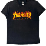 Thrasher T-Shirt - Medium Black Cotton