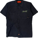 Compressed Gas Solutions Dickies Graphic Short Sleeve Shirt - Medium Black Cotton