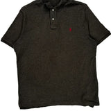 Polo By Ralph Lauren Polo Shirt - Large Grey Cotton