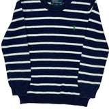 Age 5 Polo By Ralph Lauren Striped Sweater - XS Navy Cotton