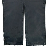 Carhartt Carpenter Trousers - 34W 30L Black Cotton