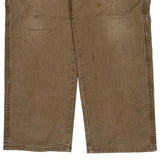 Dickies Cargo Carpenter Trousers - 36W 32L Brown Cotton