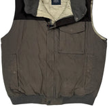 Nautica Vest - 2XL Brown Cotton Blend