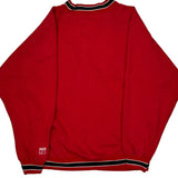 Wisconsin Badgers Logo Athletics College Sweatshirt - XL Red Polyester Blend