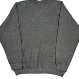 90'S Blank Made In USA Fruit Of The Loom Sweatshirt - XL Grey Cotton Blend