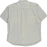 Guess Short Sleeve Shirt - XL White Cotton