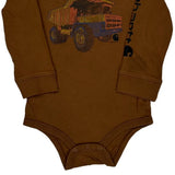 Age 18 Months Carhartt Graphic Playsuit - 3XS Brown Cotton